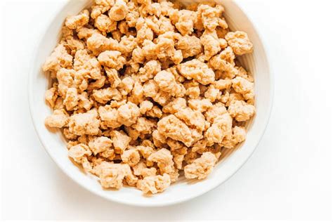 Soy crumbles, sometimes called textured vegetable protein or TVP, are protein-rich as well, with 13 grams per 1/4 cup. Taste: Tofu and soy crumbles are famous for their ability to take on any .... 