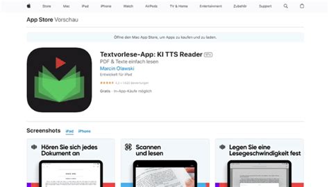 Textvorlese App