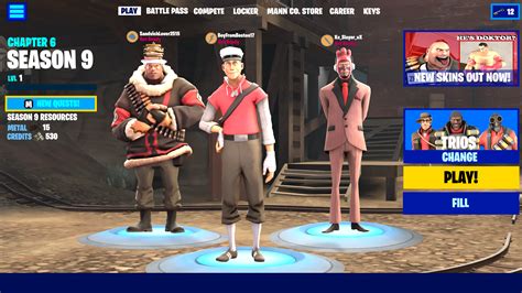 Tf2 fortnite. A Team Fortress 2 (TF2) Mod in the HUDs category, submitted by ahorse. Ads keep us online. Without them, we wouldn't exist. We don't have paywalls or sell mods - we never will. But every month we have large bills and running ads is our only way to cover them. Please consider unblocking us. Thank you ... 