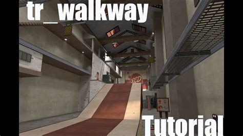 Tr_walkway is a single player training map for Team Fortress 2, it feaures bots (computer controled players) walking on a track. There are loads of different options to customize the playfield, making walkway a good place to practice a wide array of TF2 techniques and general aim. DEMOSTRATION VIDEO. 