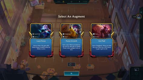 Create a ranking for TFT Hero Augments Set 8. 1. Edit th