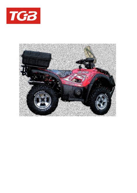 Tgb blade 425 400 atv shop manual. - The complete home bartenders guide revised and updated.