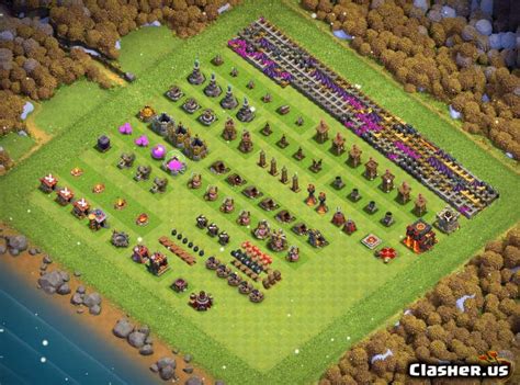 Th10 progress base link. Summary. The Best Defense is a Good Offense. From time to time, our players create more complicated bases. They are eager to create a stronghold Town Halls for their Wars. As we roam around some War Clans, we collected the most outstanding War Bases. Some of these Bases are tested through Friendly Challenges and some are through consecutive … 