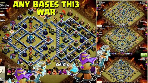 5.6K. 336K views 1 year ago #ClashofClans #CoC #th13attackstrategy. Best TH13 Attack Strategies in Clash of Clans (2022-2023). Kenny Jo provides 6 of the Best TH13 Attack …