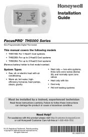 Th3210d1004 installation manual. PDF User Manual for Honeywell Th3210d1004 Installation Manual. Honeywell TH3210D1004/U Pro 3000 Non-programmable Digital Thermostat. Tags related: ... 