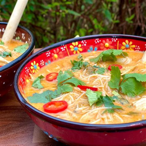 Thai Chicken, Coconut And Sweet Potato Soup - Zars Kitchen