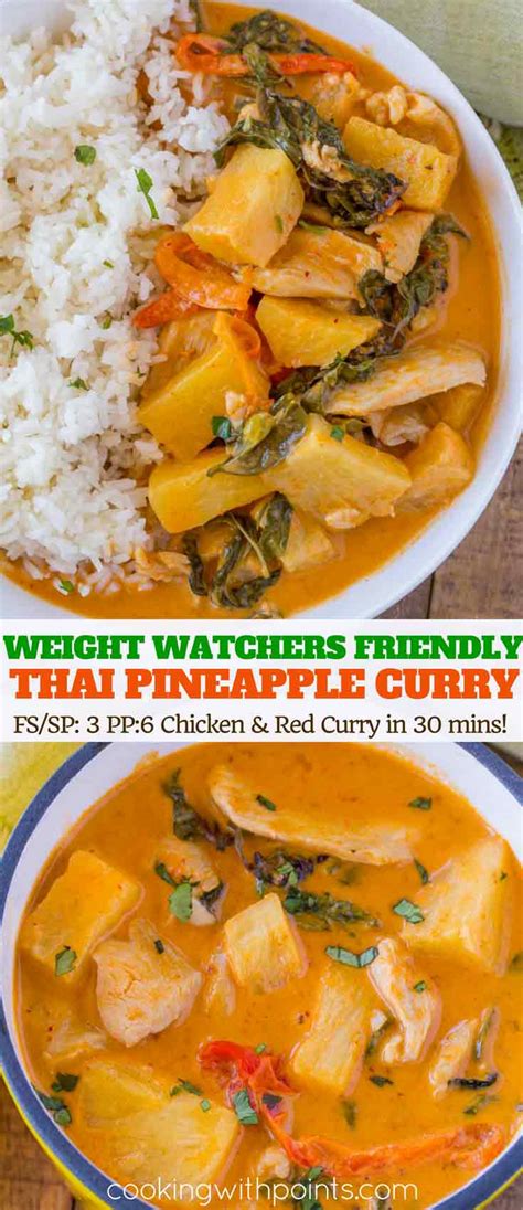 Thai Pineapple Chicken Curry - Cooking Made Healthy