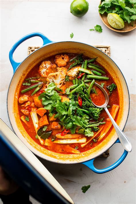 Thai Red Curry with Vegetables - pinterest.co.uk