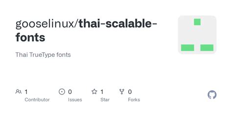 Thaifonts Scalable