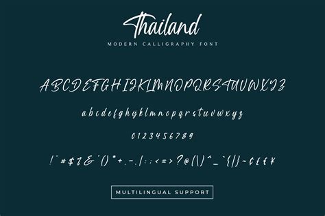 Thailand Script Font (412423) Script Fonts Font Bundles Script