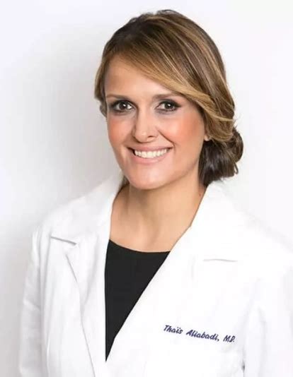 Thais aliabadi. Dr. Aliabadi is a recognized leader in endometriosis treatment and has even taught minimally invasive laparoscopic surgery to other surgeons across the country. We invite you to establish care with Dr. Aliabadi. Please make an appointment online or call us at (844) 863-6700. We take our patients’ safety very seriously. 