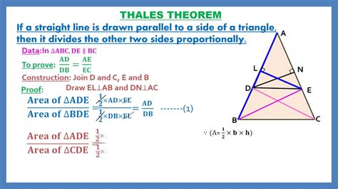 Thales theorem class 10