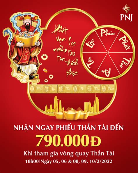 Tham gia vòng quay thần tài nhận ngay phiếu thần ... - PNJ Blog