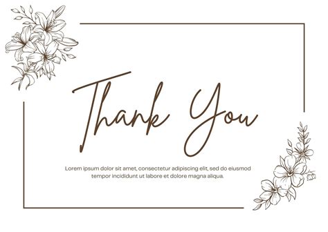 Thank You Card Templates For Free