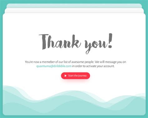 Thank You For Subscribing Email Template