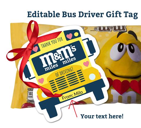 Thank You Gifts For Bus Drivers