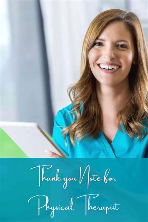 Thank You Notes for Physical Therapist — Full Samples & Tips