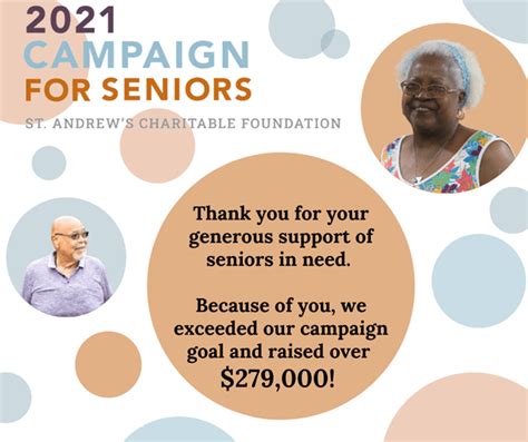 Thank You for Supporting Seniors in Need