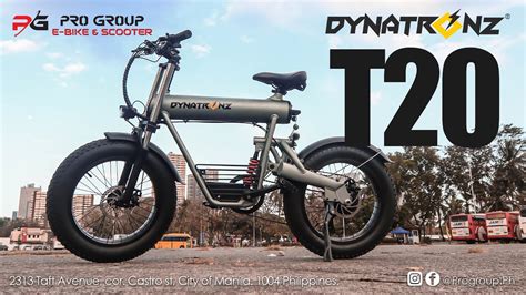 Thank you for purchasing Dynatronz T20 electric bike. Ride