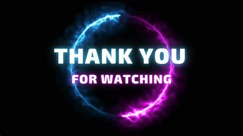 Thank you for watching!