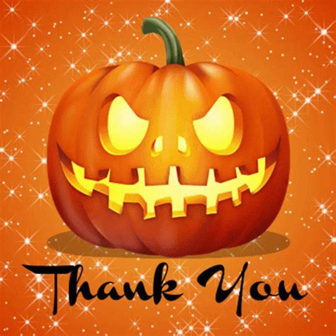 Thank you halloween gif. 10. Save. Details. Halloween, Pumpkin, Happy halloween GIF. Free for use. viaductk 19 followers. Thank you for accessing the material that I created from among many materials. I use software such as Adobe Illustrator, Aftereffects, Photoshop, and Animate. I also distribute a lot of free materials on my own blog. https://blog.hatonotakumi.com ... 
