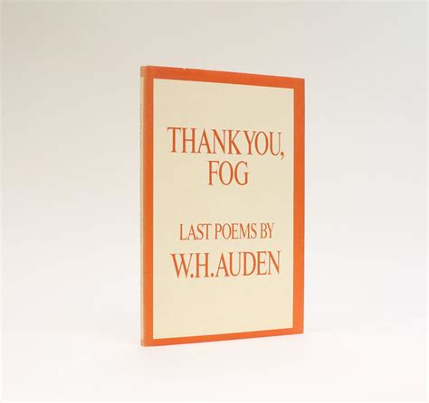 Download Thank You Fog By Wh Auden