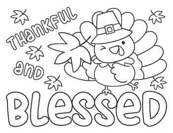 Thanksgiving Preschool Coloring