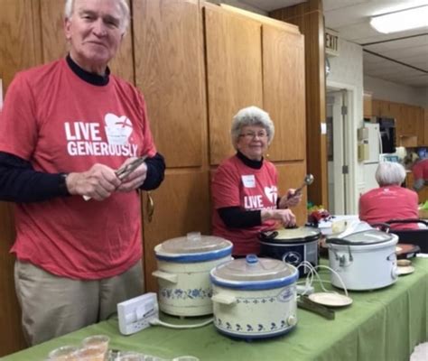 Thanksgiving dinner at St. John’s Lutheran Church