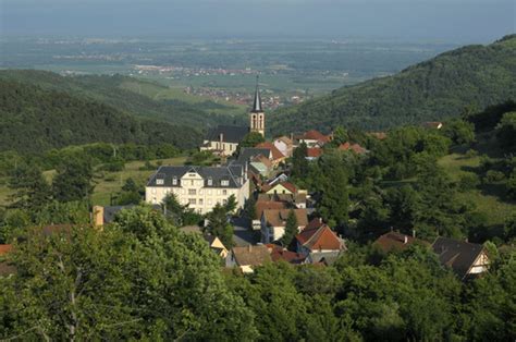 Thannenkirch, village of the Ribeauvillé Riquewihr region in Alsace ...