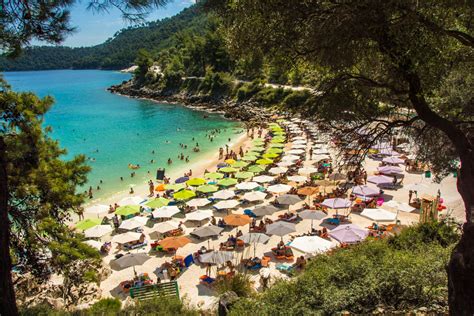 Thassos Adası.