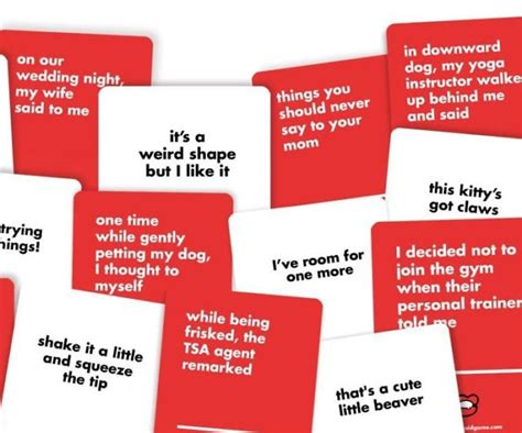 That’s What She Said Card Game