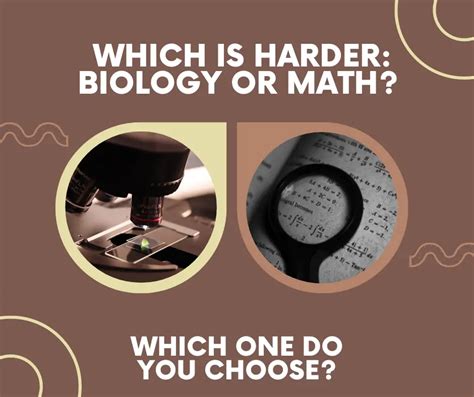 That is harder: biology or maths? - Other ScienceBriefss.com