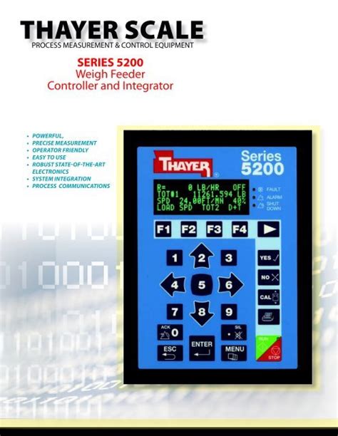 Thayer scale series 5200 controller manual. - Iuclid 5 anleitung und support endbenutzerhandbuch.