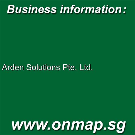 The 1-Arden Pte Ltd Terms & Conditions