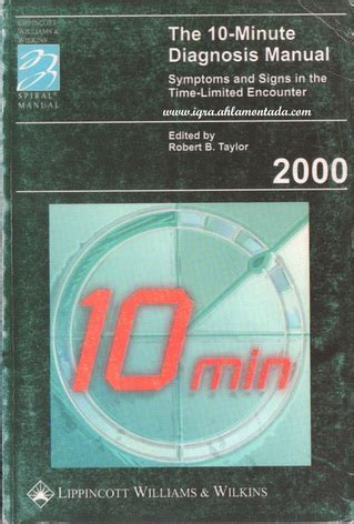 The 10 minute diagnosis manual by robert b taylor. - Ryobi 480 ka np service manual.