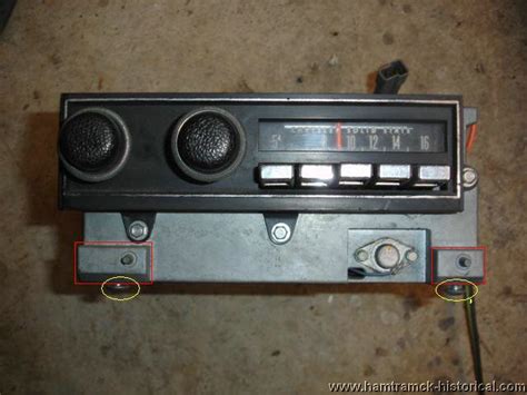 The 1970 Hamtramck Registry E-Body Radio Page