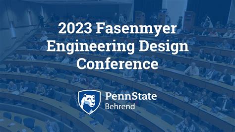 The 2023 Fasenmyer Engineering Design Conference YouTube