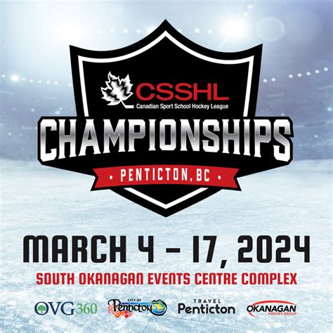 The 2024 CSSHL... - Canadian Sport School Hockey League