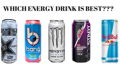 The 5 Best Energy Drinks in 2024