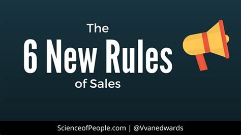 The 6 New Rules of Sales Science of People