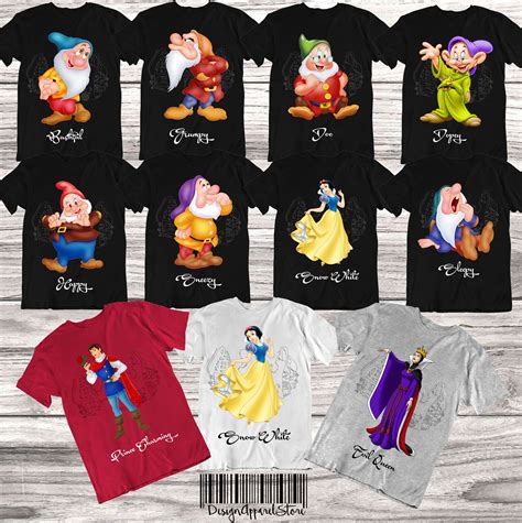 The 7 Dwarfs T-Shirts & T-Shirt Designs Zazzle