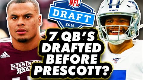 The 7 Quarterbacks Drafted Before Dak Prescott in …