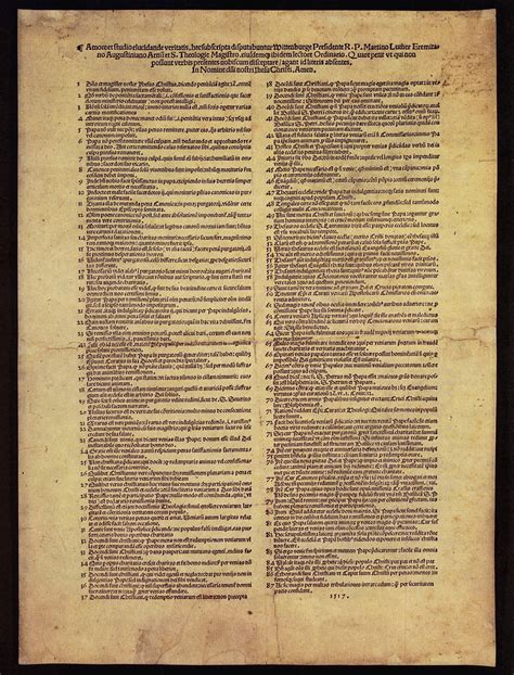 The 95 Theses By Martin Luther - 982 Words Bartleby