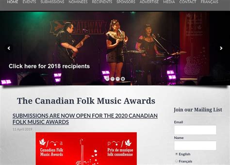 The 9th Canadian Folk Music