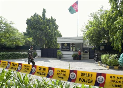 The Afghan Embassy says it’s permanently closing in New Delhi over challenges from India