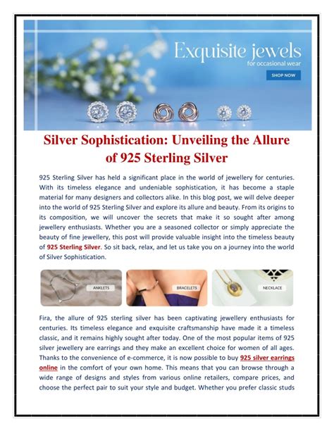 The Allure of Silver: Unveiling the Beauty Within