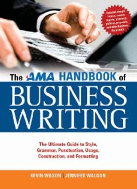 The Ama Handbook Of Business Writing The Ultimate Guide Pdf Pdf