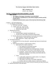 The American Pageant, 12th Edition Textbook Notes CourseNotes