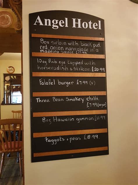 The Angel Hotel, Glynneath: Restaurant Menu, Reviews and Prices