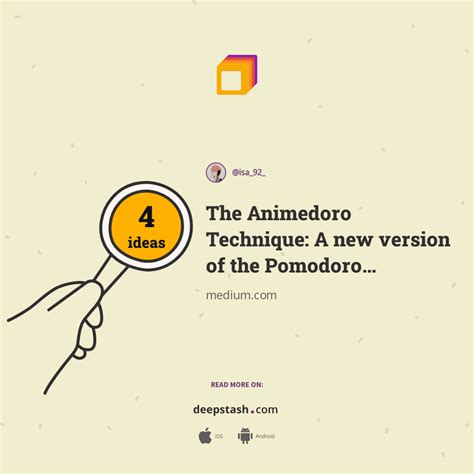 The Animedoro Technique: A new version of the Pomodoro …